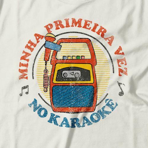 Camiseta Meu Primeiro Karaok�