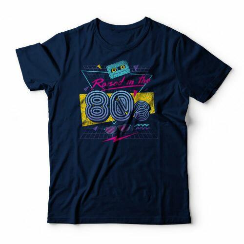 Camiseta Raised In The 80's