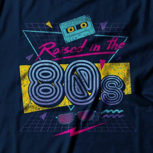 Camiseta Raised In The 80's