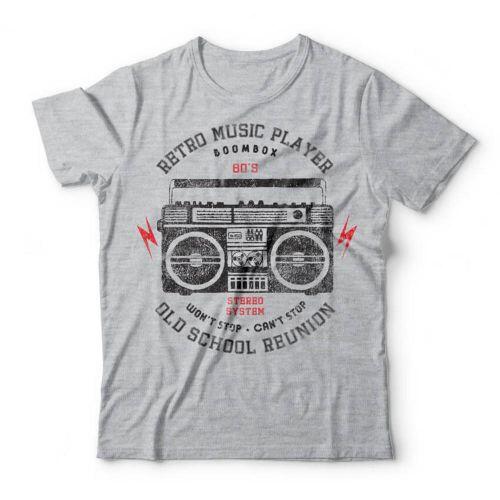 Camiseta Retro Music Player