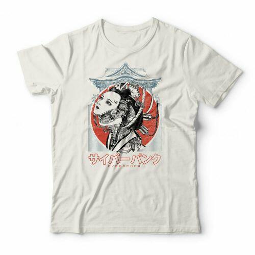 Camiseta Cyberpunk Geisha