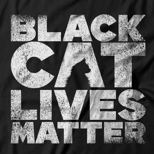 Camiseta Black Cat Lives Matter