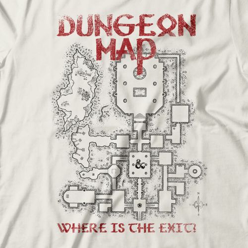 Camiseta Dungeon Map