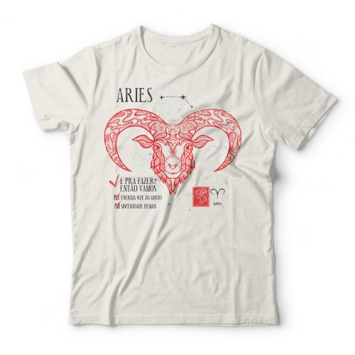 Camiseta Signo Áries