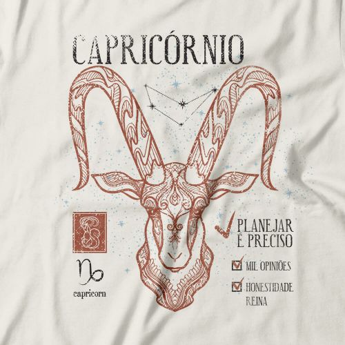 Camiseta Signo Capricórnio