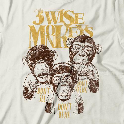 Camiseta Three Wise Monkeys