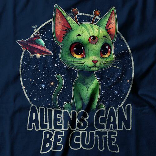 Camiseta Aliens Can Be Cute