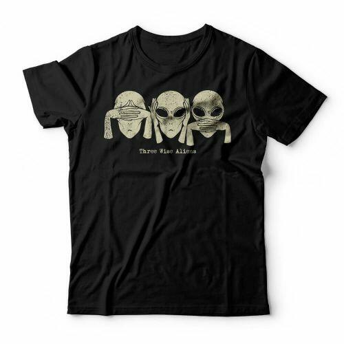 Camiseta Three Wise Aliens