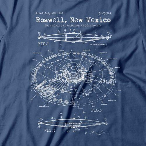 Camiseta UFO Patent