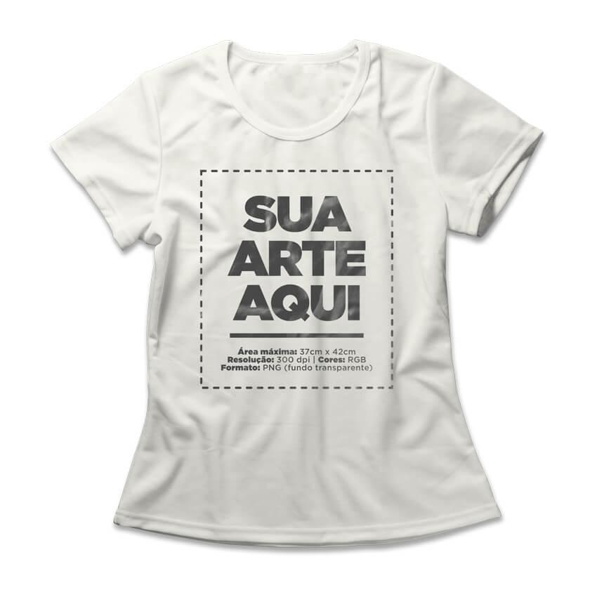 Camiseta Personalizada Feminina Frente - Envie a sua arte