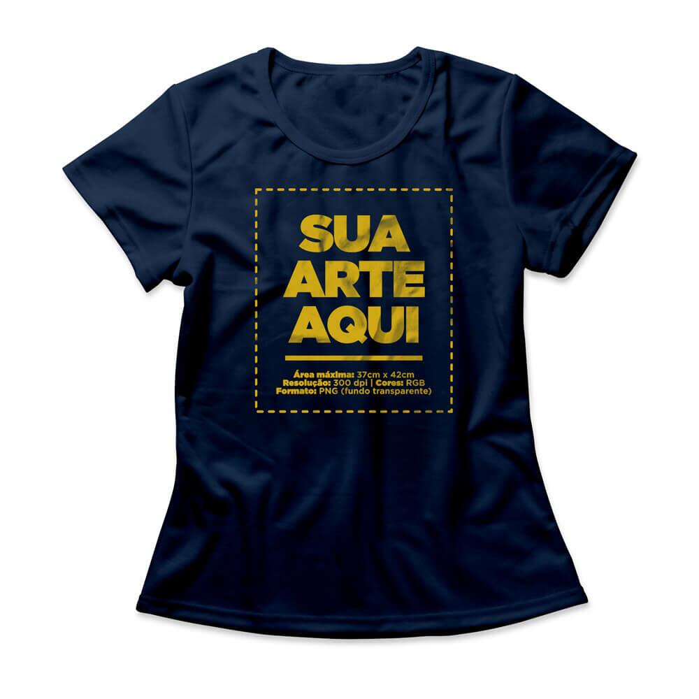 Camiseta Personalizada Feminina Frente - Envie a sua arte