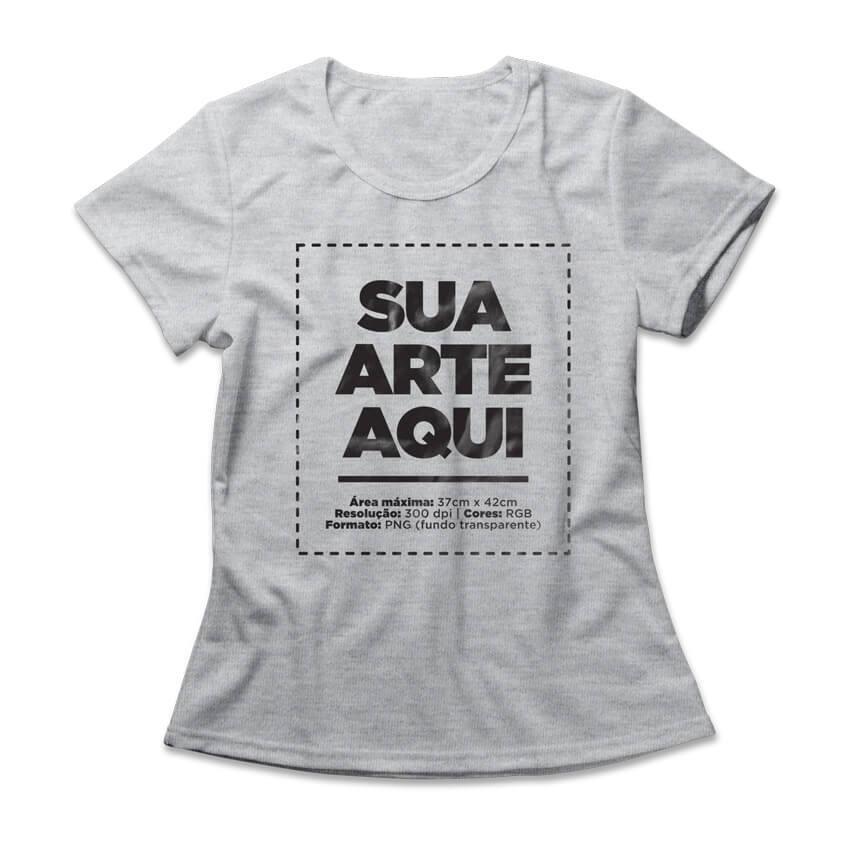 Camiseta Personalizada Feminina Frente - Envie a sua arte