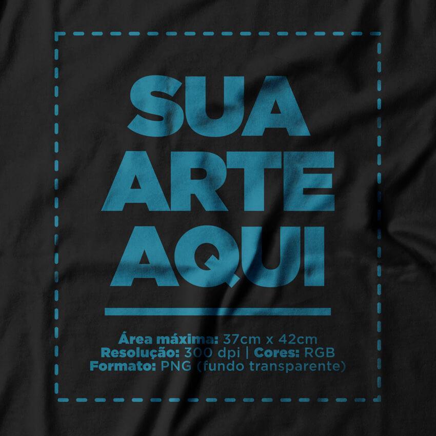 Camiseta Personalizada Feminina Frente - Envie a sua arte