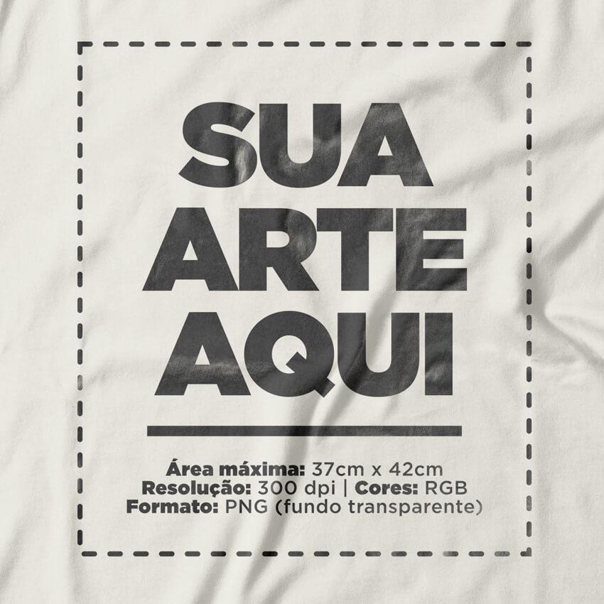 Camiseta Personalizada Feminina Frente - Envie a sua arte