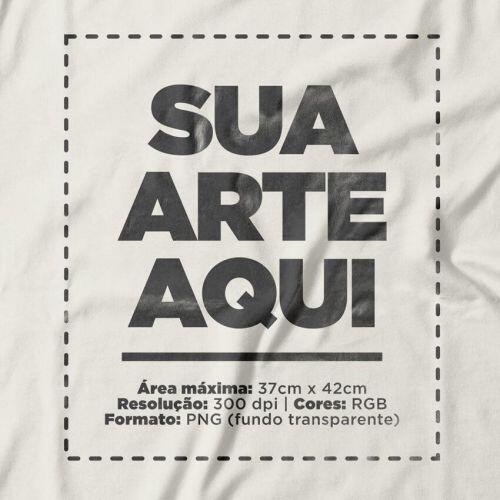 Camiseta Personalizada Feminina Frente - Envie a sua arte