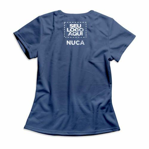 Camiseta Personalizada Feminina Frente e Nuca - Envie a sua arte