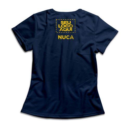 Camiseta Personalizada Feminina Frente e Nuca - Envie a sua arte