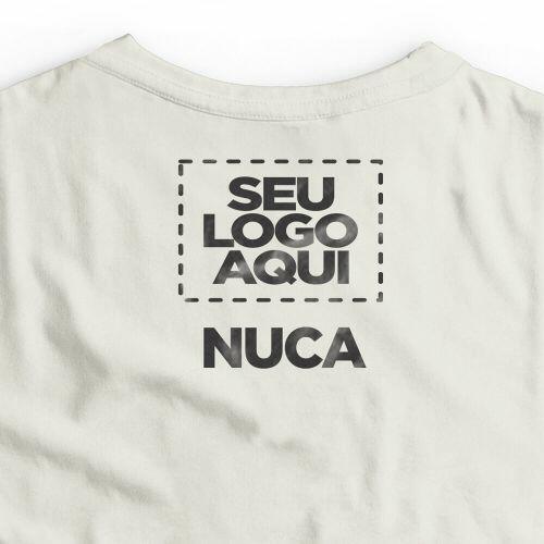 Camiseta Personalizada Feminina Frente e Nuca - Envie a sua arte