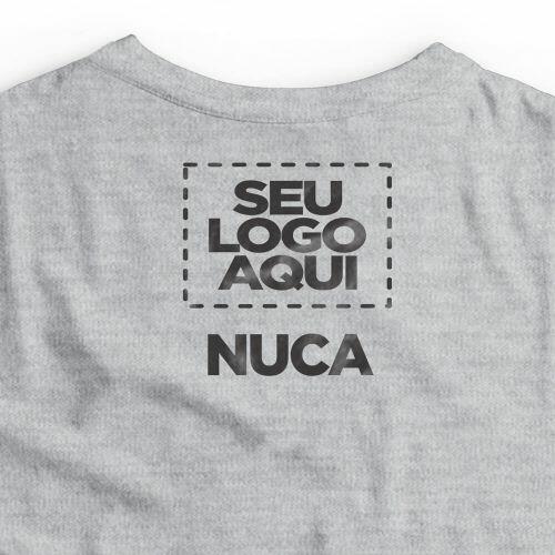 Camiseta Personalizada Feminina Frente e Nuca - Envie a sua arte
