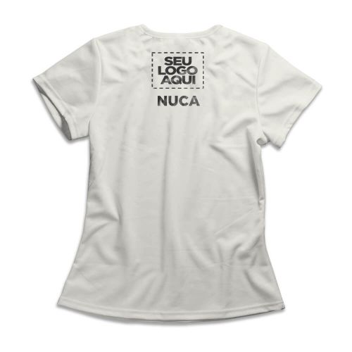 Camiseta Personalizada Feminina Frente e Nuca - Envie a sua arte