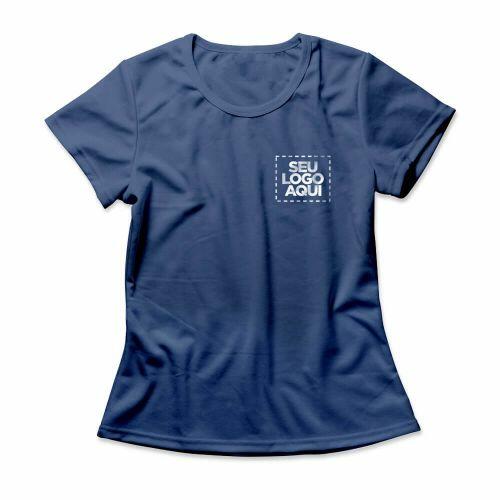 Camiseta Personalizada Feminina Peito e Costas - Envie a sua arte