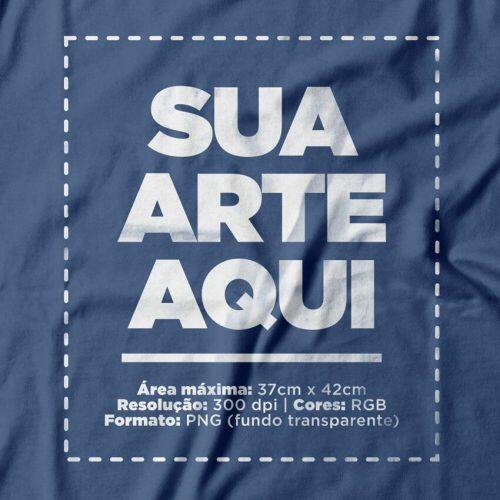 Camiseta Personalizada Frente - Envie a sua arte