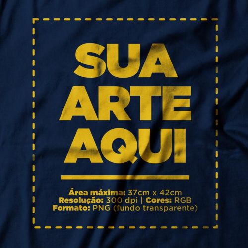 Camiseta Personalizada Frente - Envie a sua arte