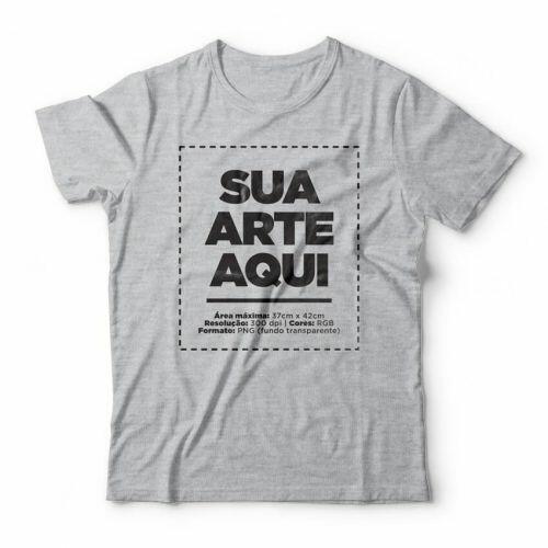 Camiseta Personalizada Frente - Envie a sua arte