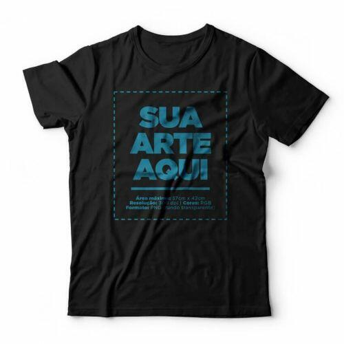 Camiseta Personalizada Frente - Envie a sua arte