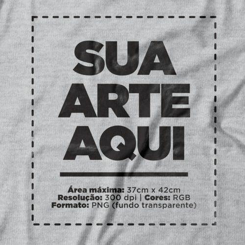 Camiseta Personalizada Frente e Costas - Envie a sua arte