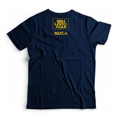 Camiseta Personalizada Frente e Nuca - Envie a sua arte