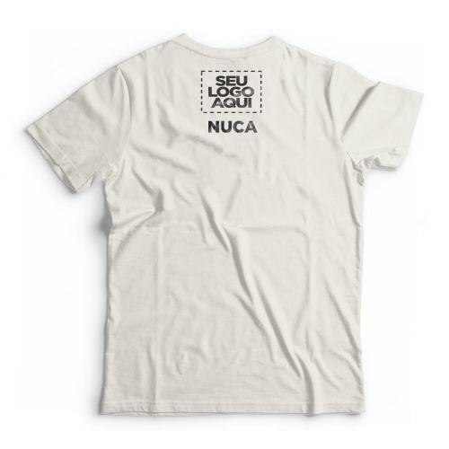 Camiseta Personalizada Frente e Nuca - Envie a sua arte