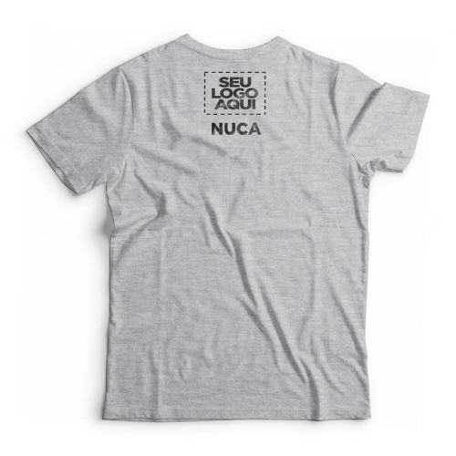 Camiseta Personalizada Frente e Nuca - Envie a sua arte