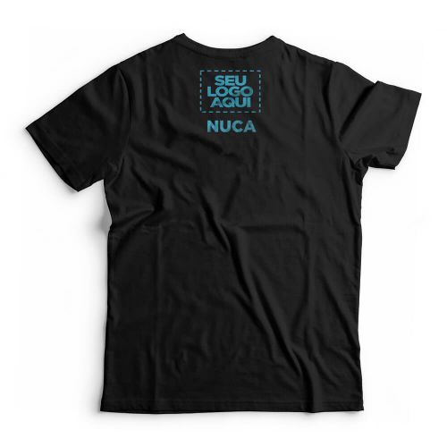 Camiseta Personalizada Frente e Nuca - Envie a sua arte