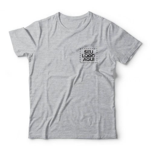 Camiseta Personalizada Peito e Costas - Envie a sua arte