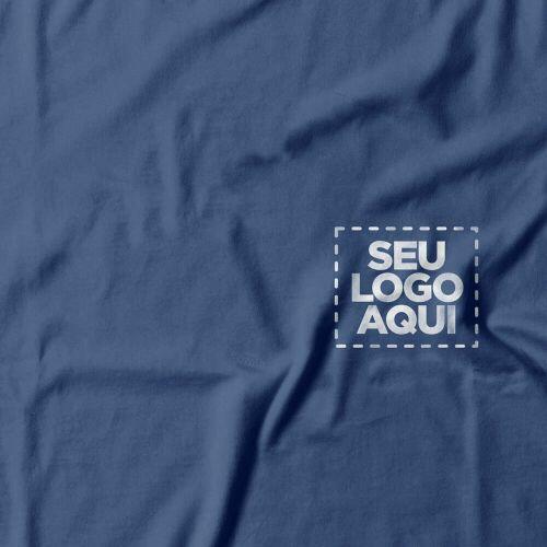 Camiseta Personalizada Peito e Costas - Envie a sua arte