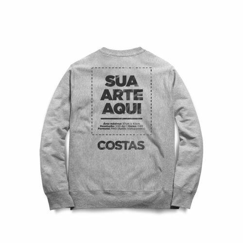 Moletom Personalizado Frente e Costas - Envie a sua arte