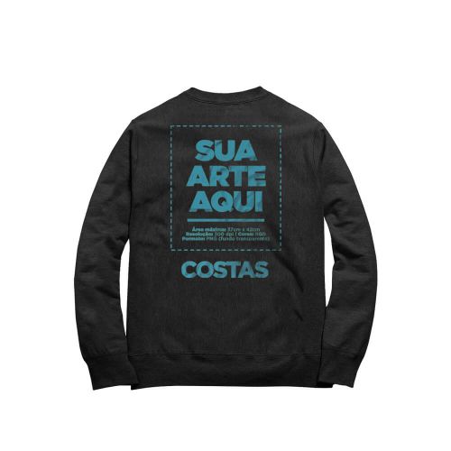Moletom Personalizado Frente e Costas - Envie a sua arte