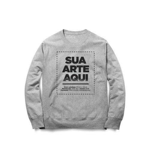 Moletom Personalizado Frente e Costas - Envie a sua arte
