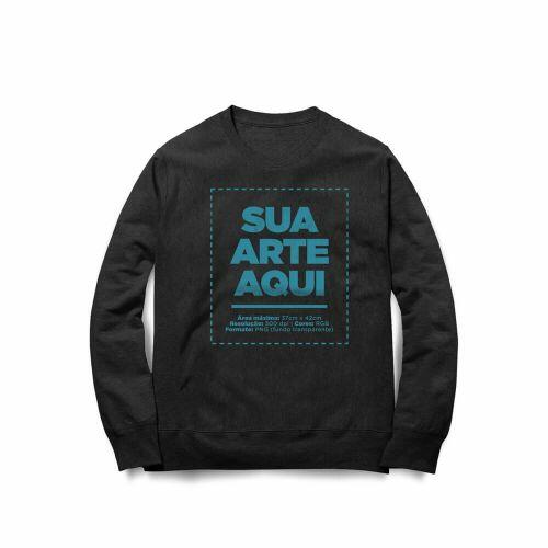 Moletom Personalizado Frente e Costas - Envie a sua arte