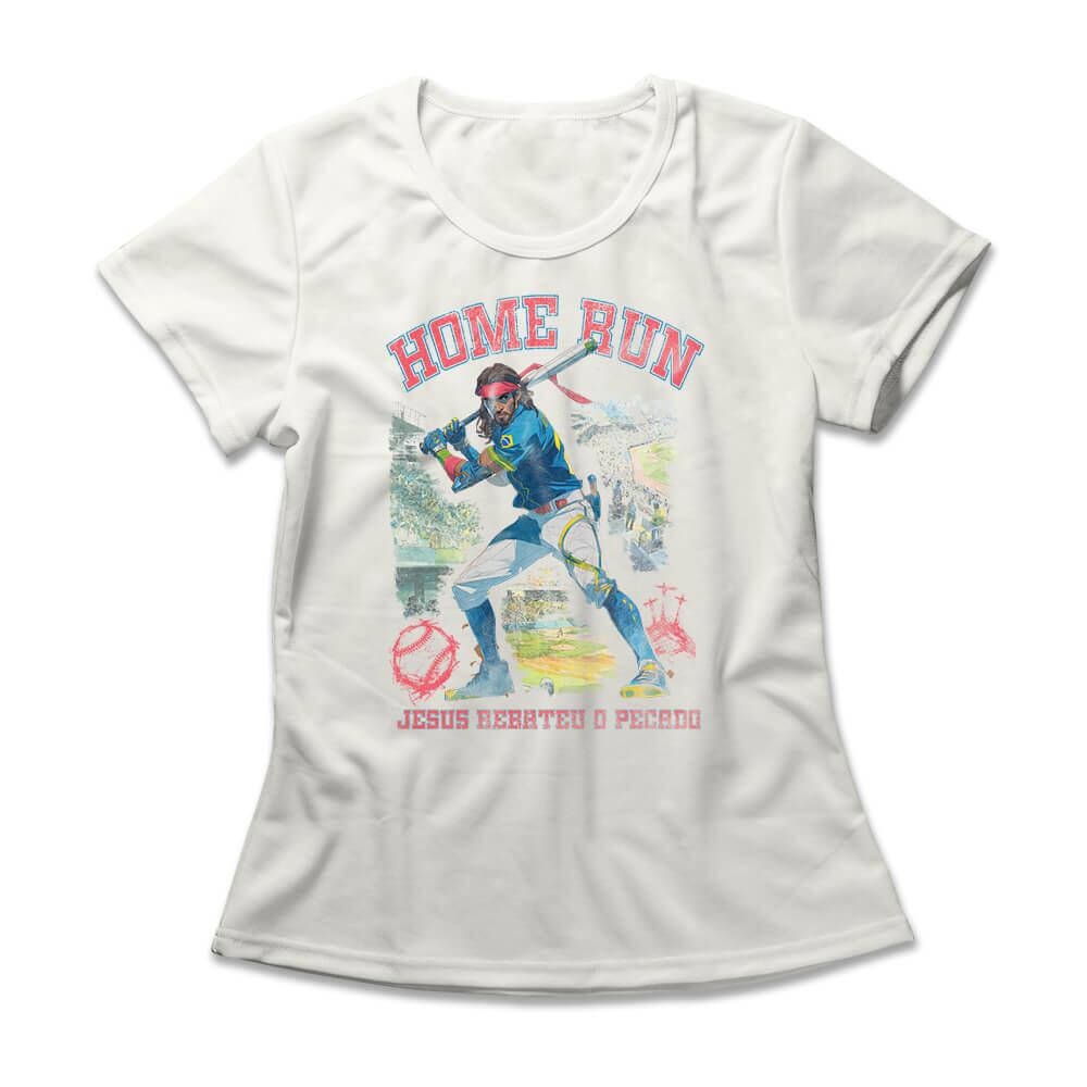 Camiseta Feminina Jesus Rebateu o Pecado