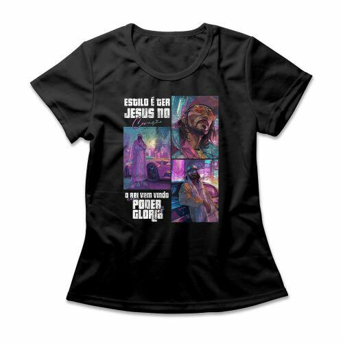 Camiseta Feminina Estilo � Ter Jesus