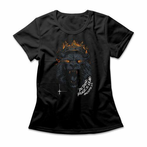 Camiseta Feminina Ruge O Le�o