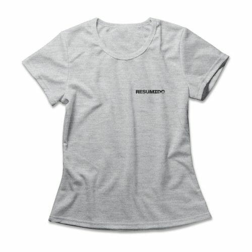 Camiseta Feminina Resumido Offline Peito e Costas
