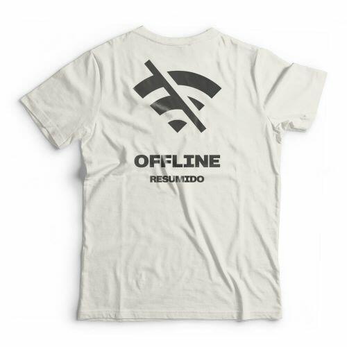 Camiseta Resumido Offline Peito e Costas