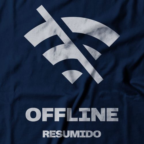 Camiseta Resumido Offline Peito e Costas