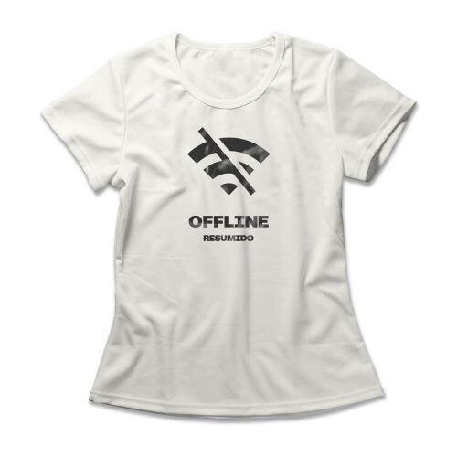 Camiseta Feminina Resumido Offline Frente