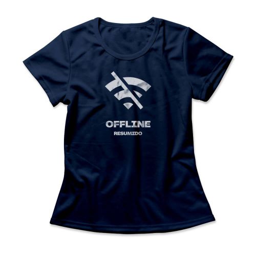 Camiseta Feminina Resumido Offline Frente
