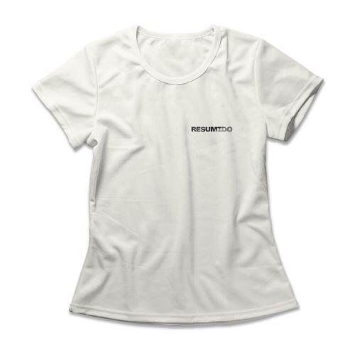 Camiseta Feminina Resumido Desligue Peito e Costas