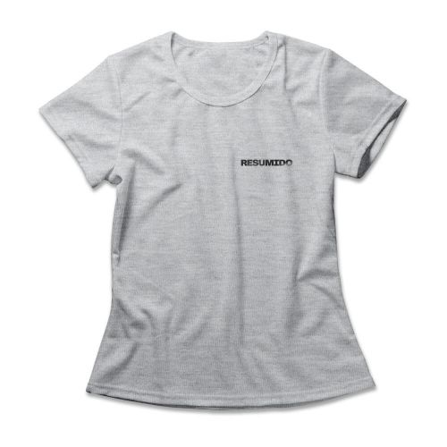 Camiseta Feminina Resumido Desligue Peito e Costas